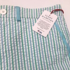 100% cotton seersucker shorts.